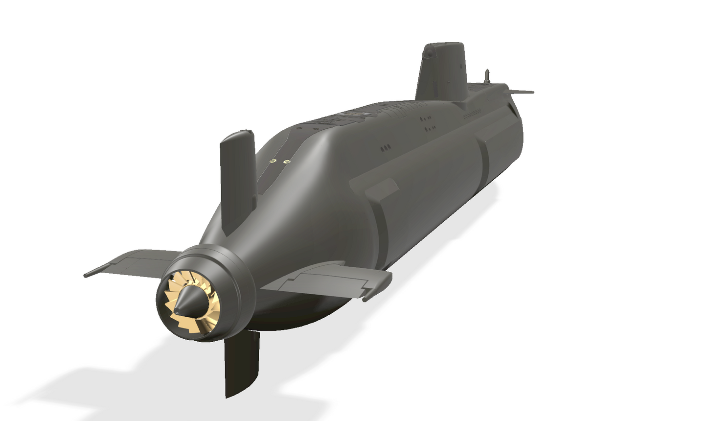 HMS Astute S119 - Submarine self assembly model kit scale 1:150 646 mm / 25.4''