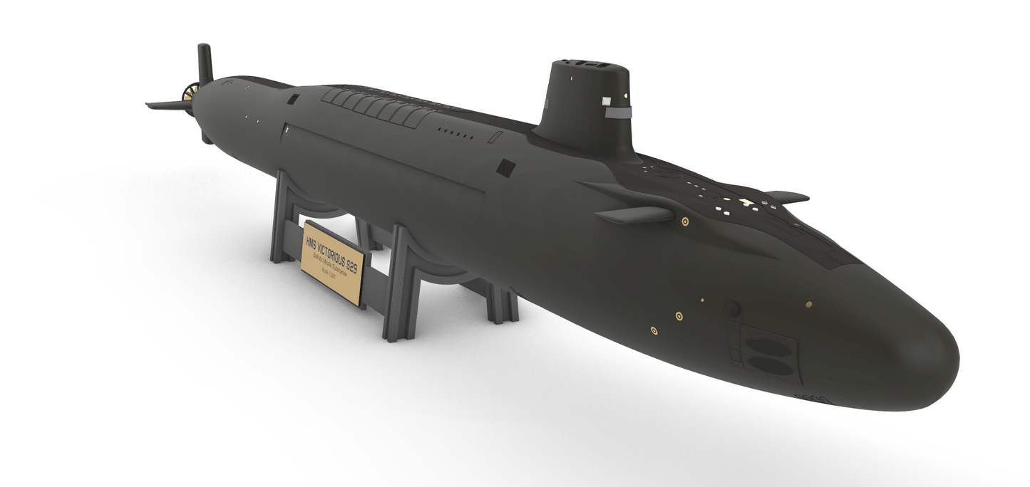 HMS Victorious S29 - Submarine self assembly model kit scale 1:200 750 mm